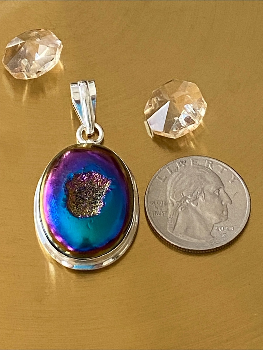 Titanium Druzy Pendant - Picture 9 of 10